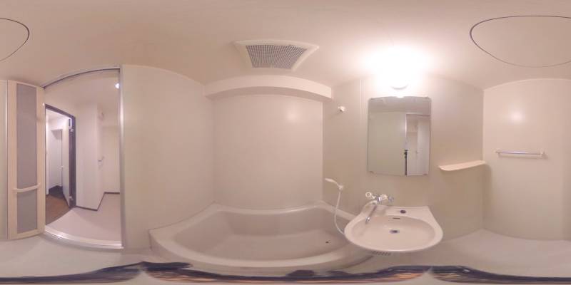 パノラマ画像バスルーム