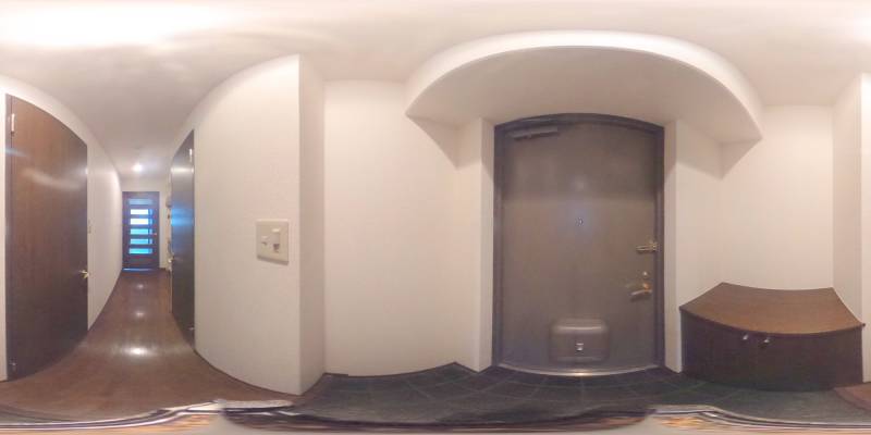 パノラマ画像玄関