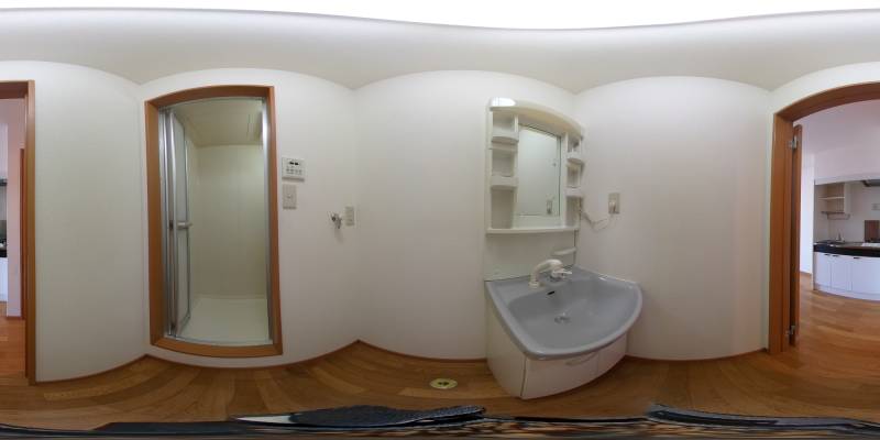 パノラマ画像洗面所