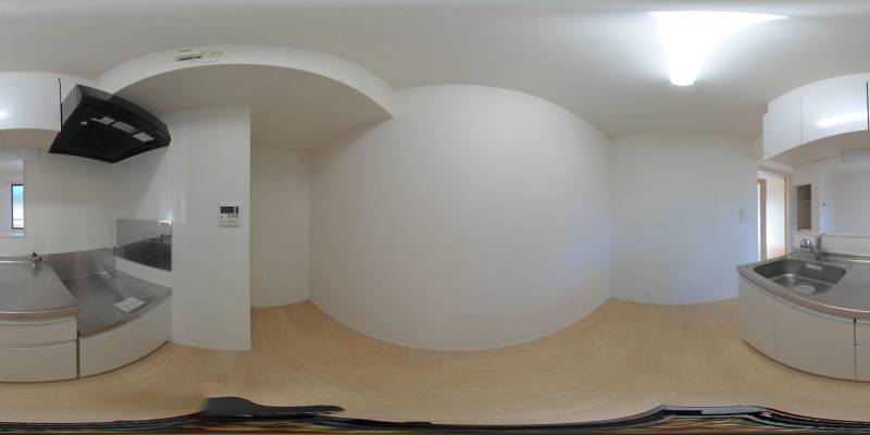 パノラマ画像キッチン