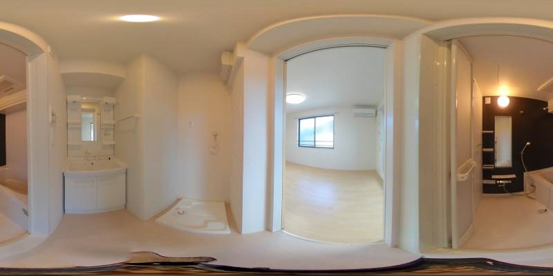 パノラマ画像洗面所