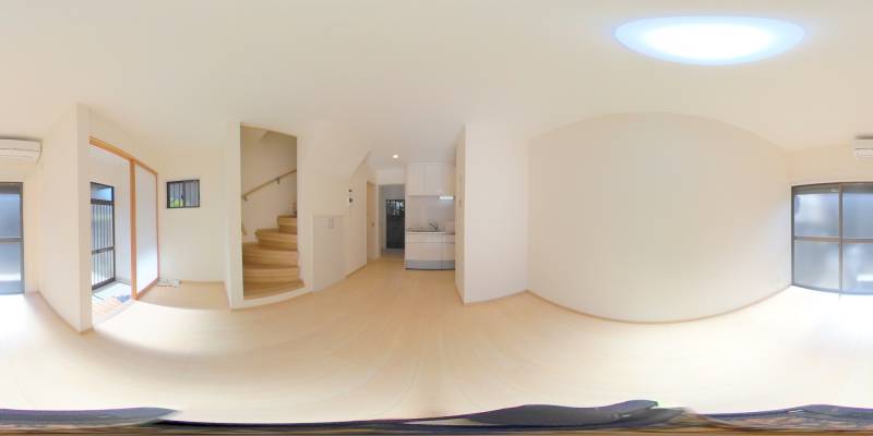 パノラマ画像リビング