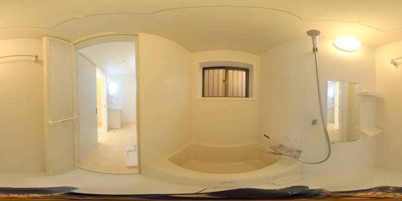 パノラマ画像バスルーム