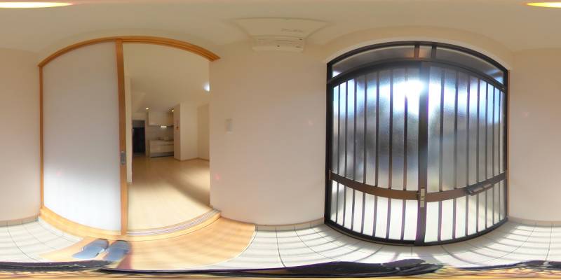 パノラマ画像玄関