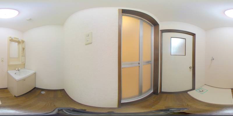 パノラマ画像洗面所