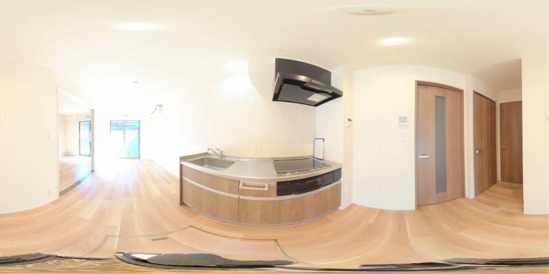 パノラマ画像キッチン