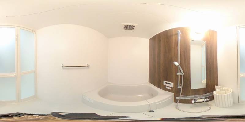 パノラマ画像バスルーム