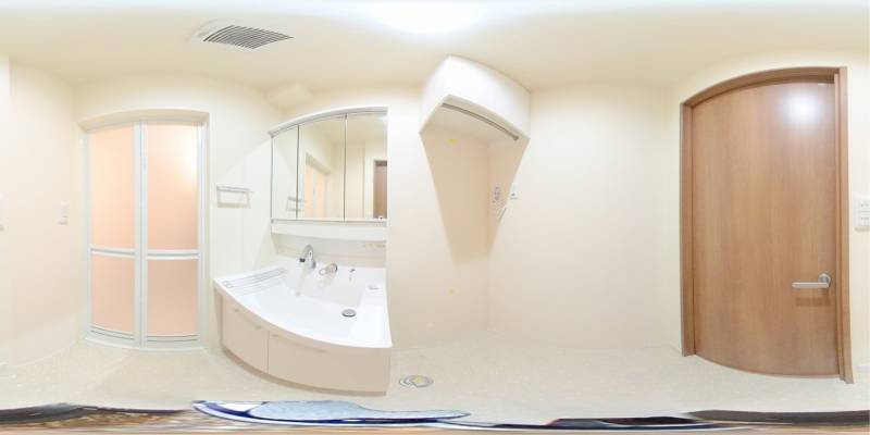 パノラマ画像洗面所