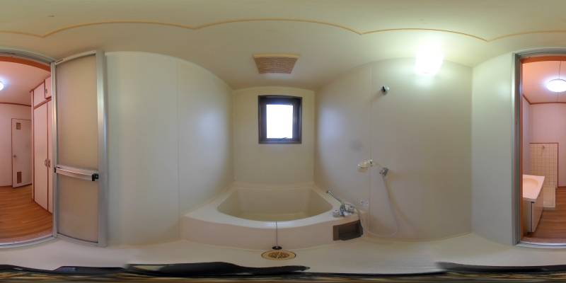 パノラマ画像バスルーム