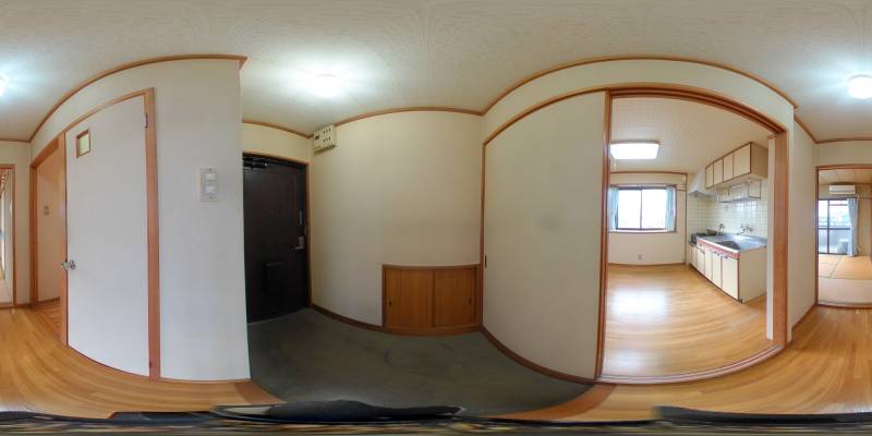 パノラマ画像玄関