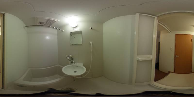 パノラマ画像バスルーム