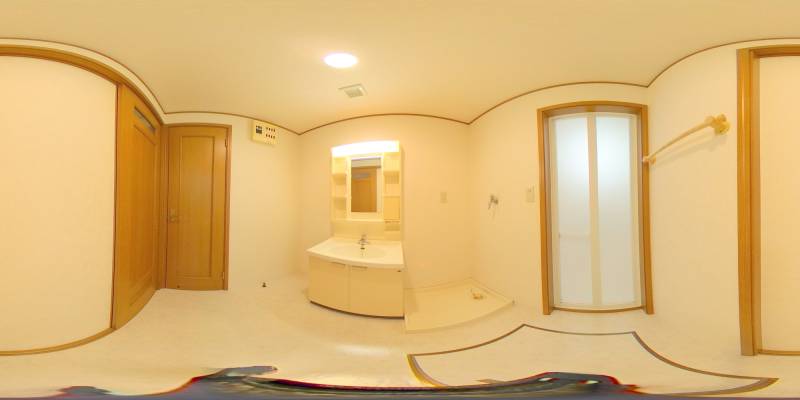 パノラマ画像洗面所