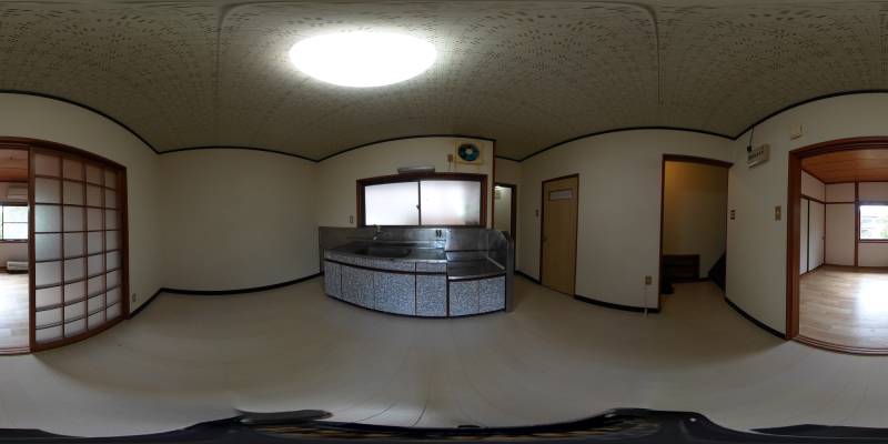 パノラマ画像キッチン