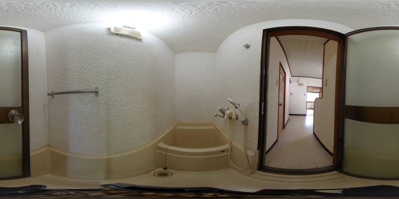 パノラマ画像バスルーム