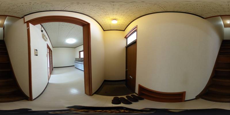 パノラマ画像玄関