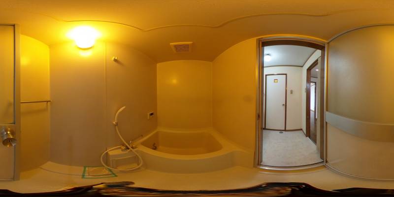 パノラマ画像バスルーム