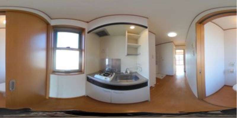 パノラマ画像キッチン