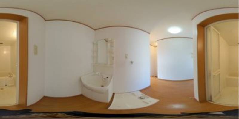 パノラマ画像洗面所