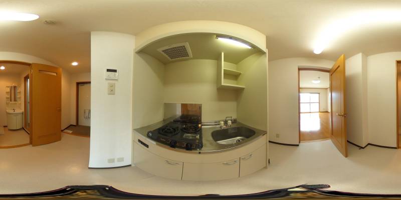 パノラマ画像キッチン