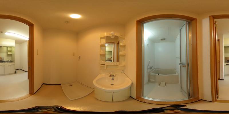 パノラマ画像洗面所