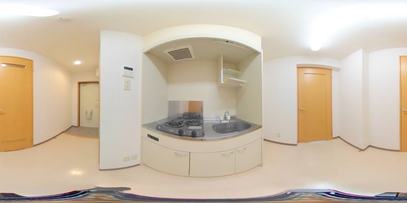 パノラマ画像キッチン