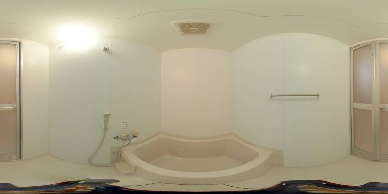 パノラマ画像バスルーム