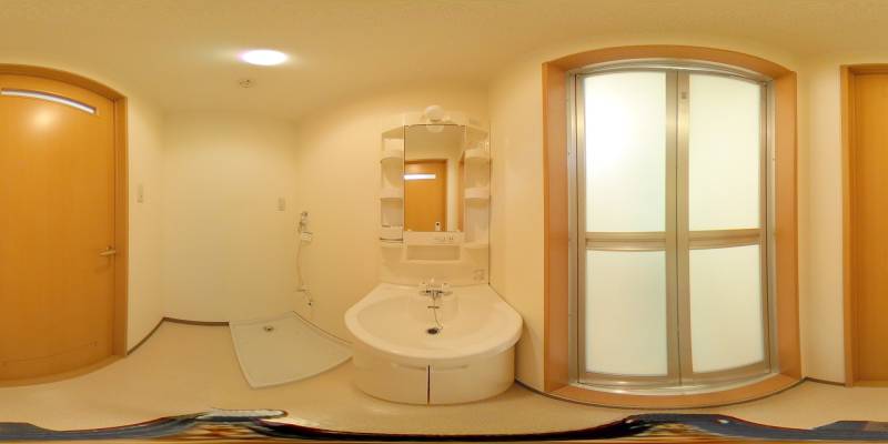 パノラマ画像洗面所