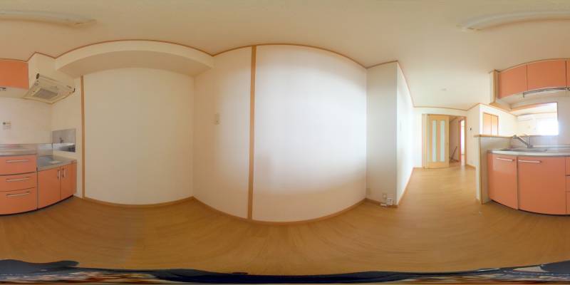 パノラマ画像キッチン