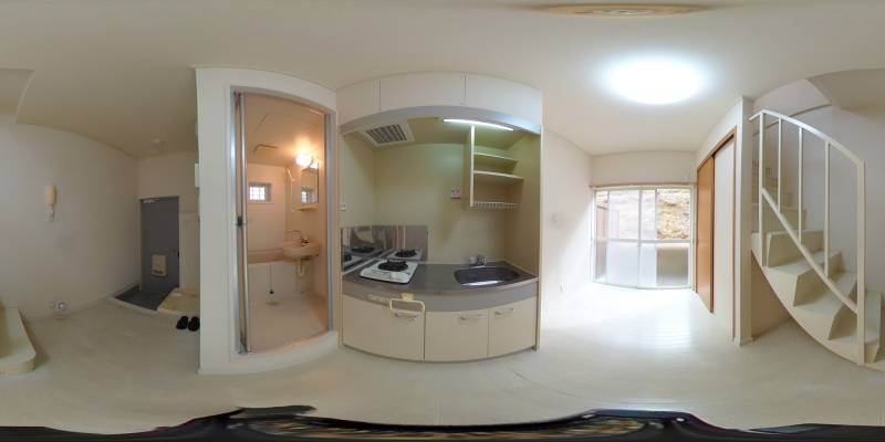 パノラマ画像リビング