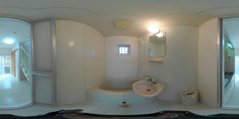 パノラマ画像バスルーム