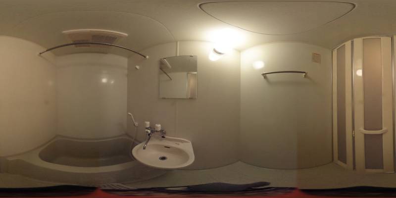 パノラマ画像バスルーム