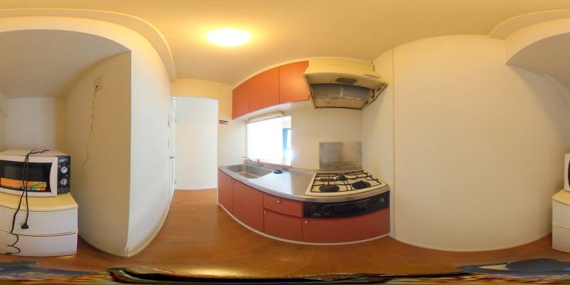 パノラマ画像キッチン