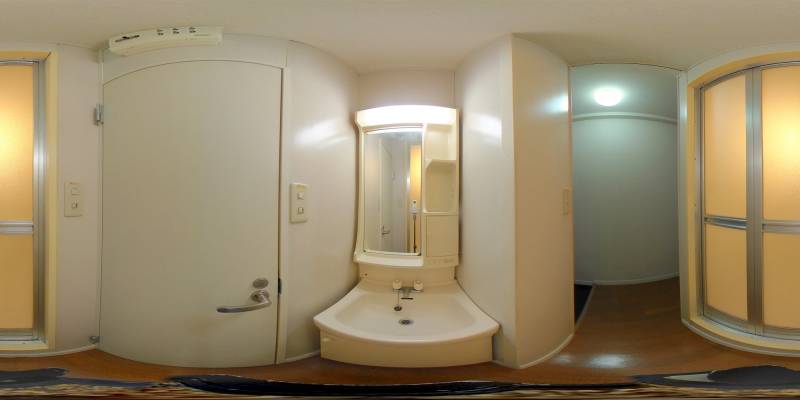 パノラマ画像洗面所