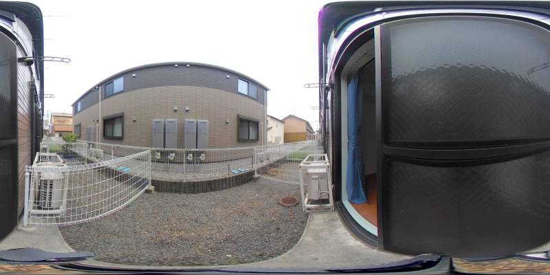 パノラマ画像バルコニー