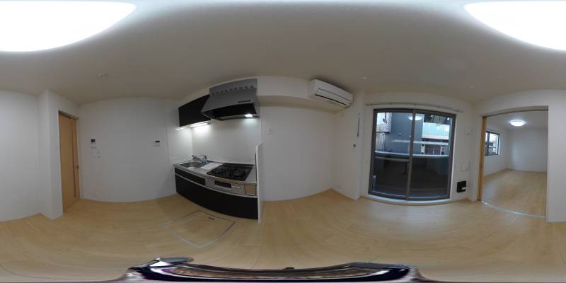 パノラマ画像キッチン