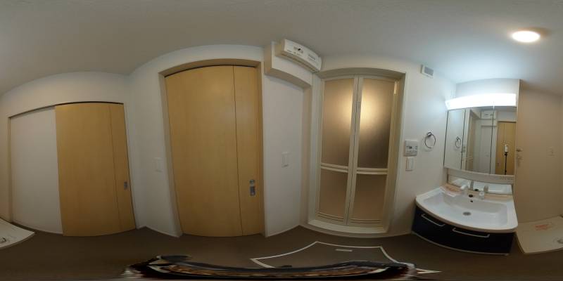 パノラマ画像洗面所