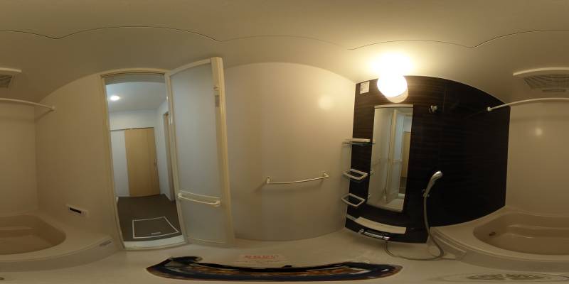 パノラマ画像バスルーム