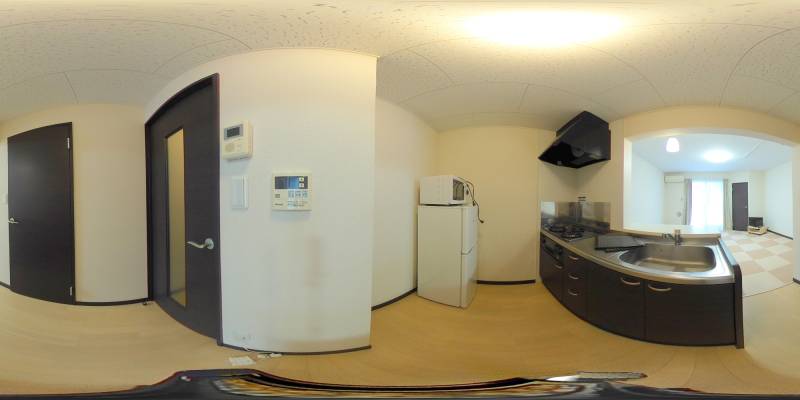 パノラマ画像キッチン