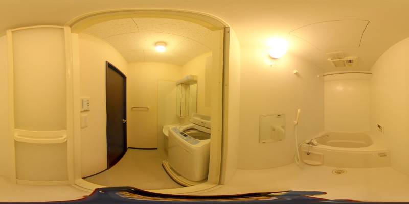 パノラマ画像バスルーム