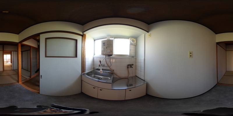 パノラマ画像キッチン