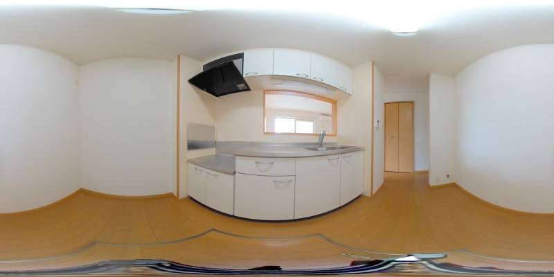 パノラマ画像キッチン