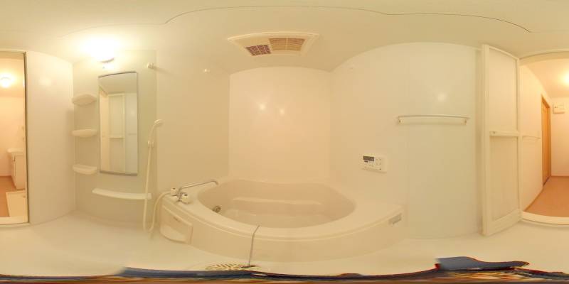 パノラマ画像バスルーム