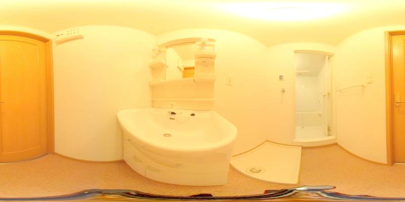 パノラマ画像洗面所