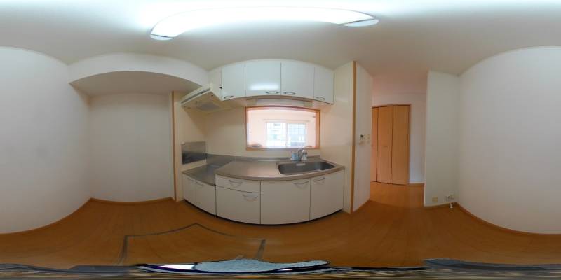 パノラマ画像キッチン