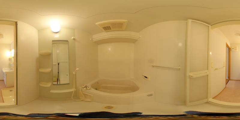 パノラマ画像バスルーム