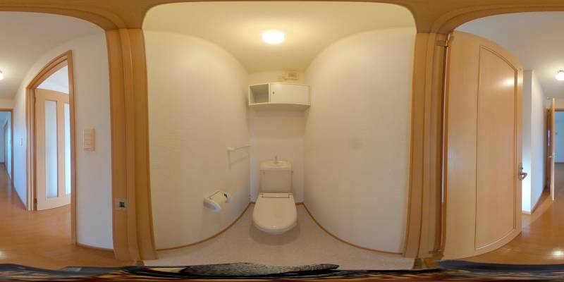 パノラマ画像トイレ