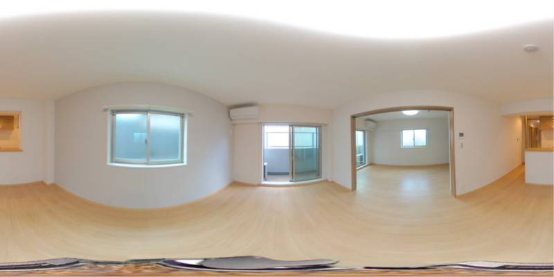 パノラマ画像リビング