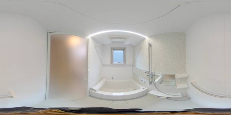 パノラマ画像バスルーム