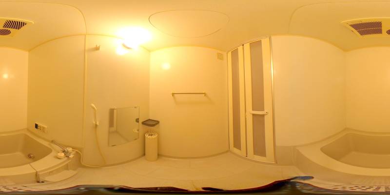 パノラマ画像バスルーム