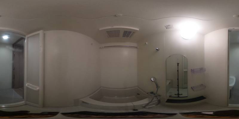 パノラマ画像バスルーム